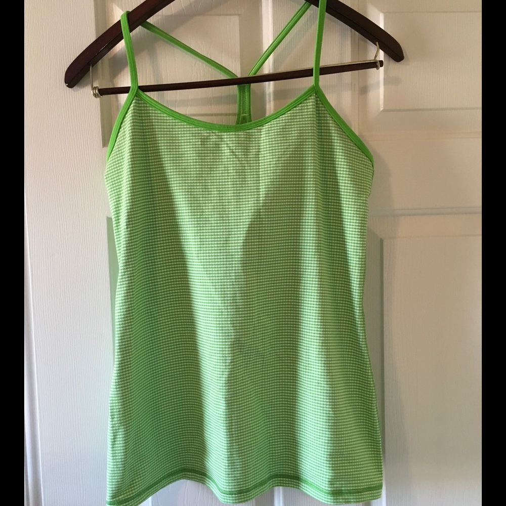 Lululemon Green Power Y Tank